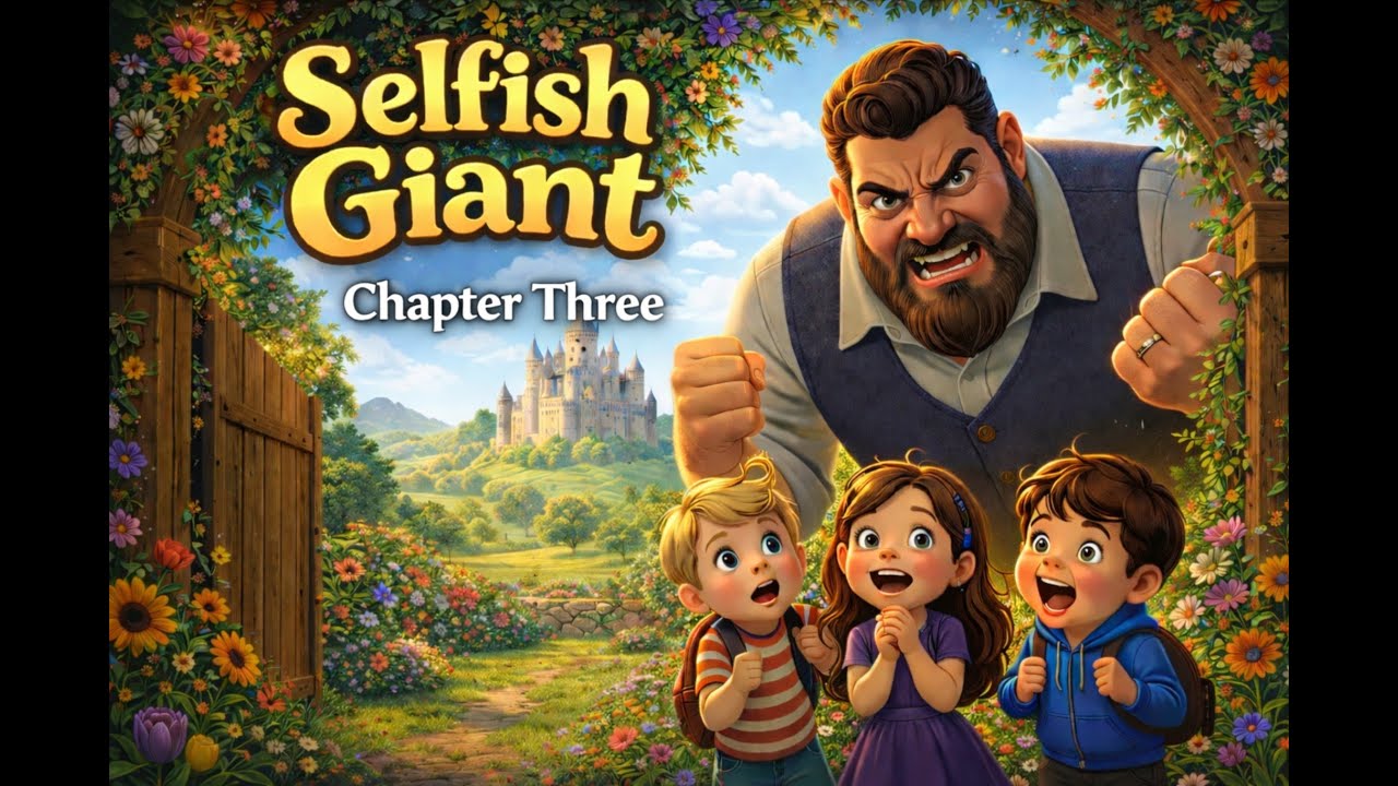 The Selfish Giant | 3D Animated Story | Moral Tales for Kids 