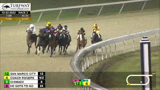 RACE 3 PROGRAM 12-22-2022