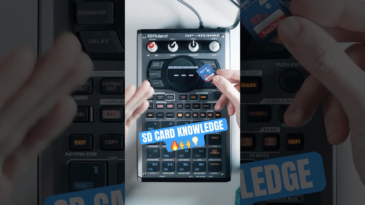Essential SD card Knowledge for the SP404-MK2 - YouTube