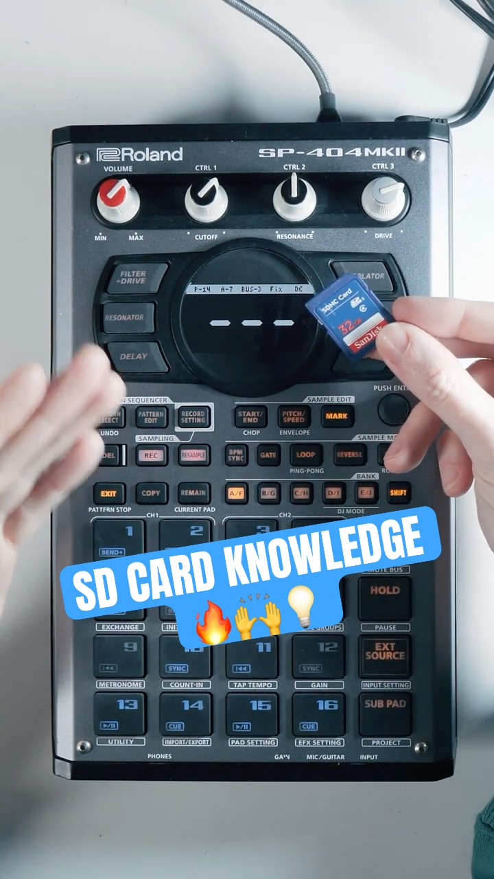 Essential SD card Knowledge for the SP404-MK2 - YouTube