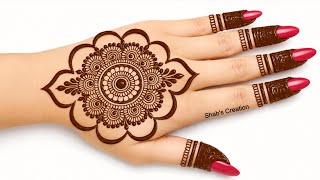 Simple stylish back side mehndi design | easy mehandi design | new mehandi ka design | mehndidesigns screenshot 3