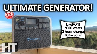 BLUETTI AC200P 2000w LiFePO4 Solar Generator! 2000wh Off Grid Portable Power Station Review