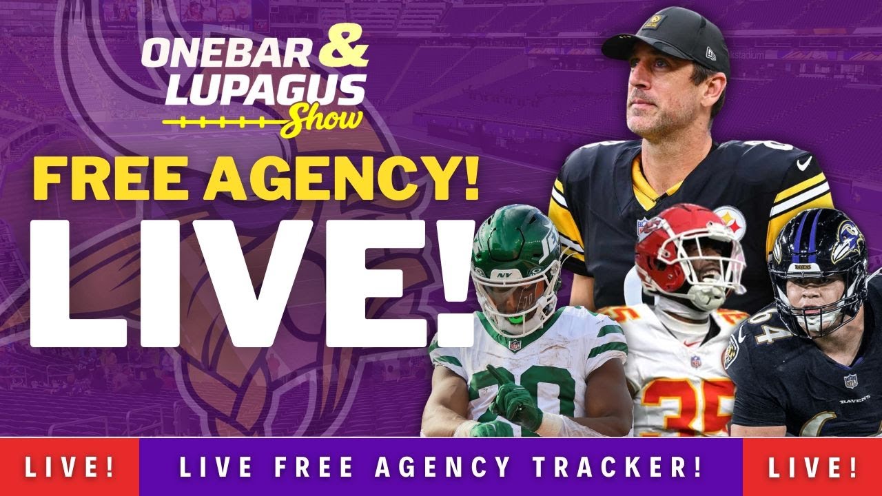 📢 LIVE NFL Free Agency Tracker Day 1! Vikings & ALL NFL Signings and Reactions 🏈🔥