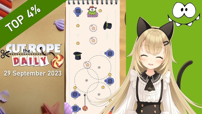 Puzzle Date: September 7, 2023 VTuber: NavarrB Game: Cut the Rope