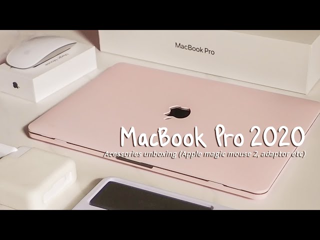 Unboxing MacBook Pro 2020 Accessories (Apple magic mouse 2 etc)