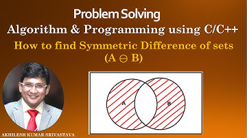 Set Symmetric Difference : Set Operations using Array : Algorithm and Programming in C/C++