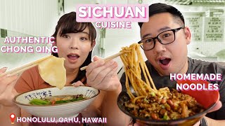 SPICY SICHUAN NOODLES [Honolulu, Hawaii] || Authentic Chong Qing Style Food