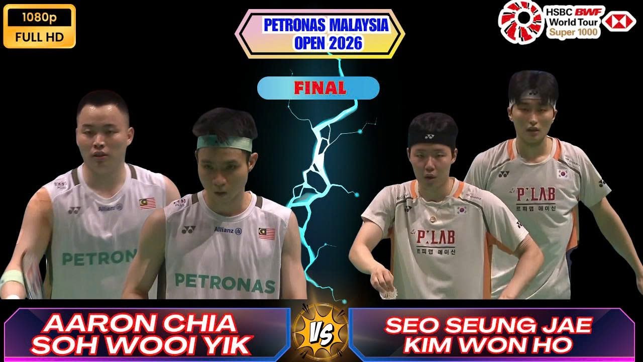 서승재 & 김원호 vs 아론 치아 & 소 워이익 | 2026 페트로나스 말레이시아 오픈 결승 | 남자복식 FINAL 하이라이트