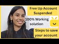 free up account suspended | freeup account suspended | Free Up