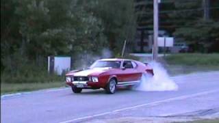 1973 Mustang Fastback burnout