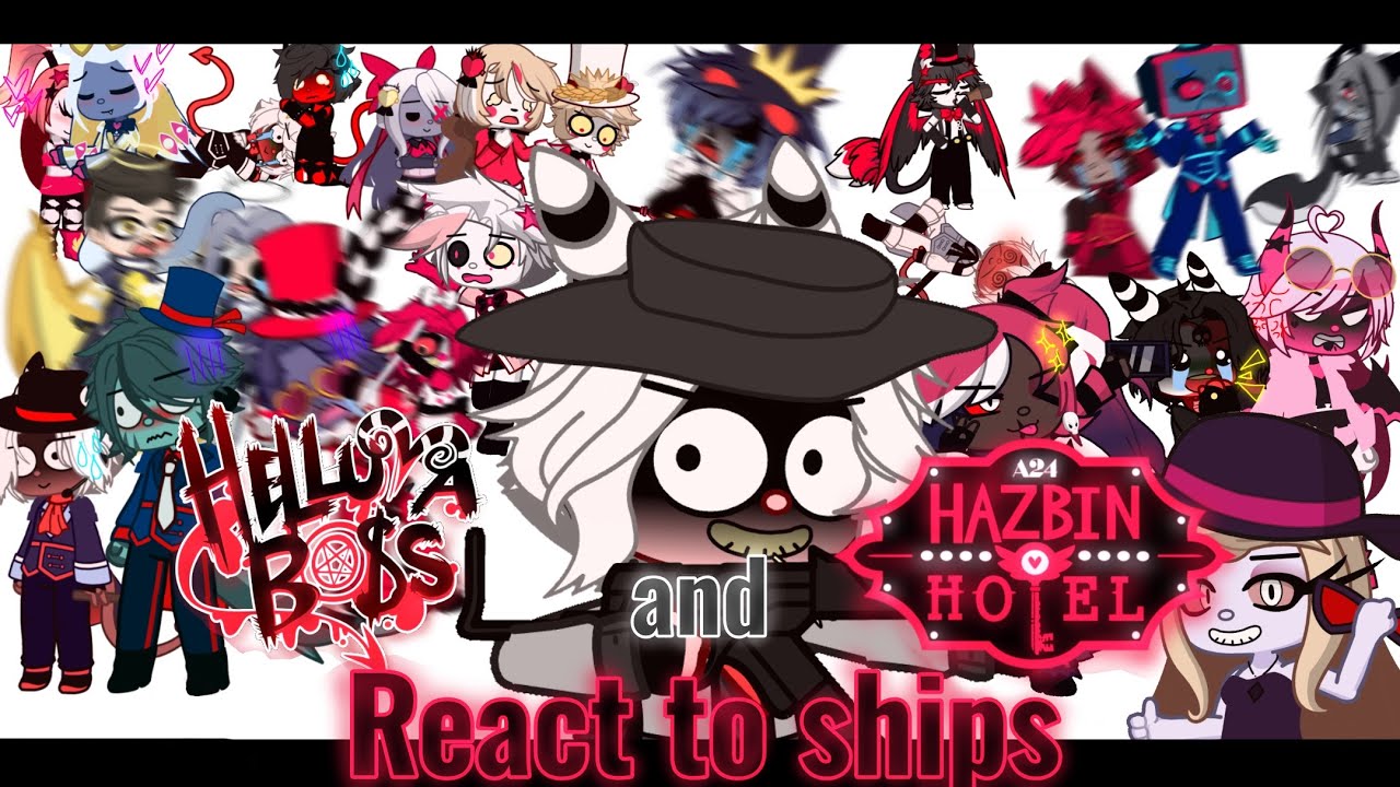 Helluva Boss and Hazbin Hotel react to ships!||Gacha Club & Gacha Life 2||⚠️MY OPINION⚠️||NO PART 2
