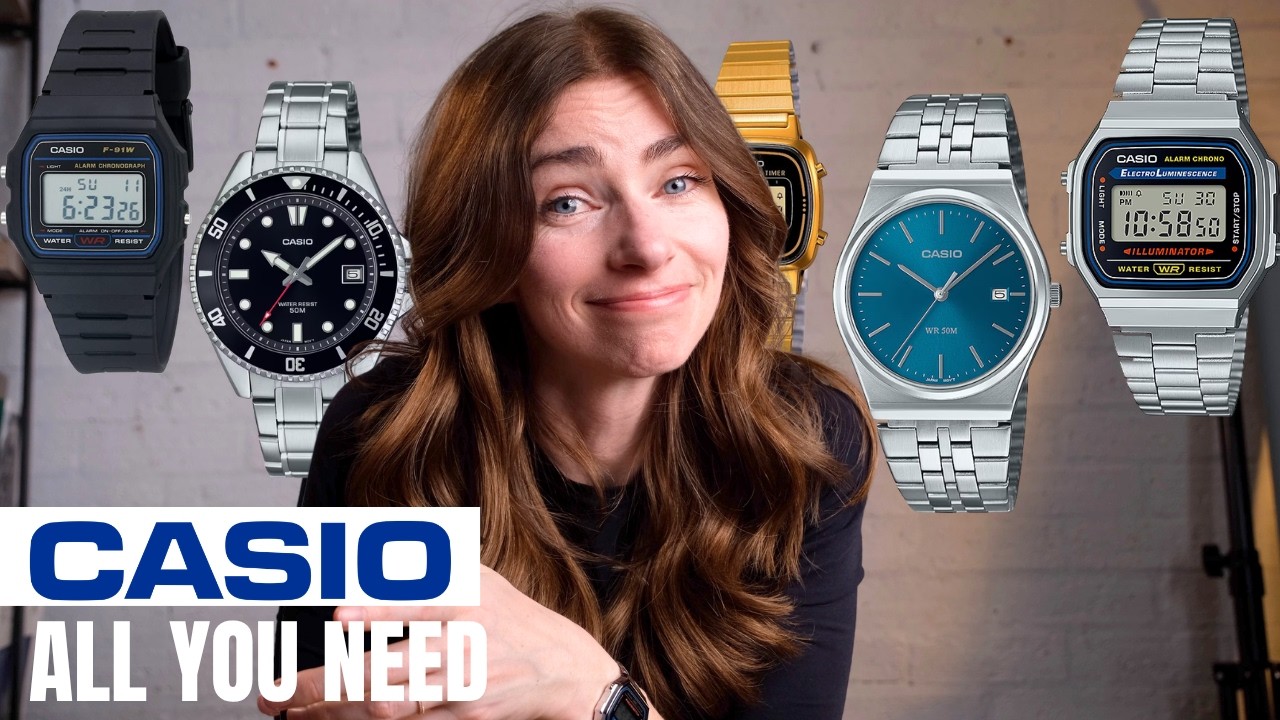 The only Casio's WORTH buying: Perfect 3 watch collection - YouTube - Britt Pearce