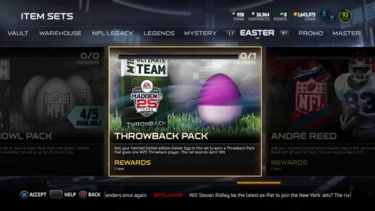 Madden Ultimate Team 15. Easter Promo & Huge Pack Opening!