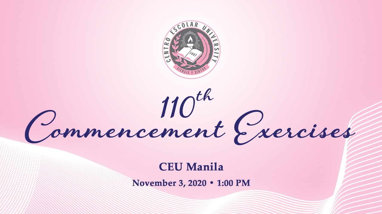 CEU Manila Virtual Graduation Ceremony (Class of 2020) Cluster 2