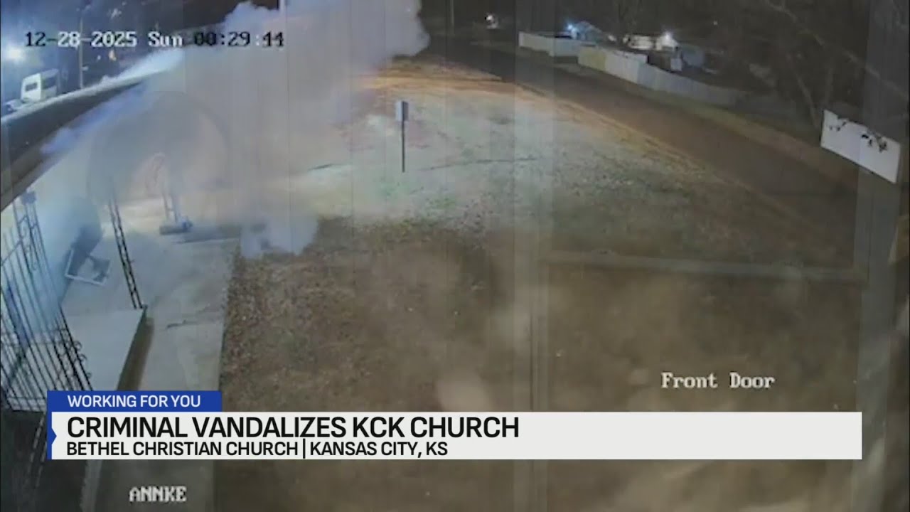 Kansas City church left with thousands in damages after person sets off explosion
