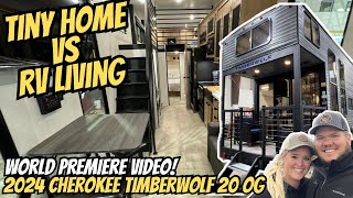 Tiny Home / RV Living got BETTER | 2024 Timberwolf 20OG by Cherokee RV