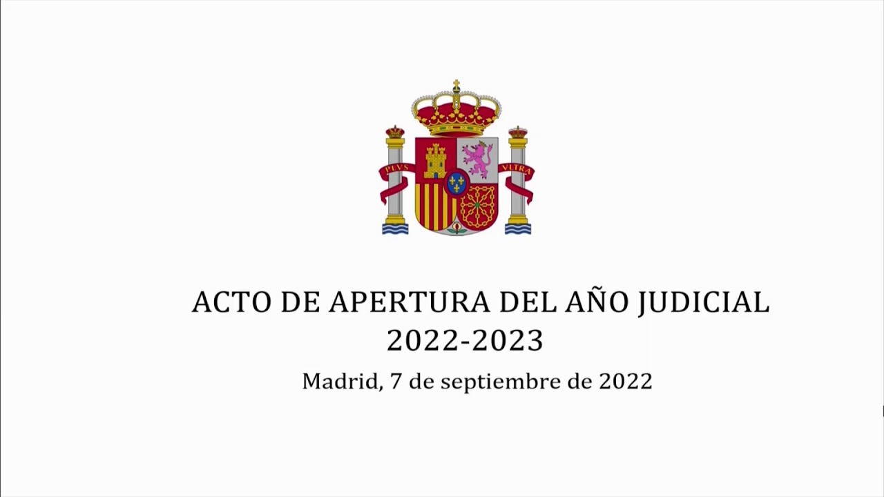 Acto de apertura del Año Judicial 2022-2023