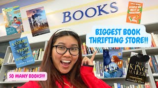 book thrifting at the BIGGEST goodwill!!
