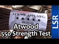 Atwood 550 Paracord Strength Test
