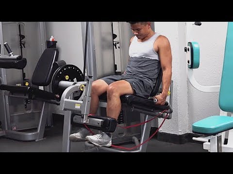 Banded Leg Extension leg workouts for runners