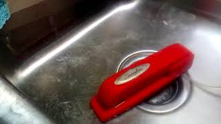 Office (Space) Aquarium Red Swingline Stapler with animated bubble action!