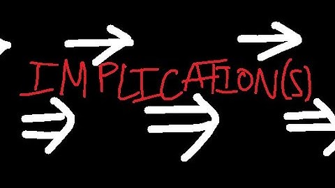 logical implication(s) and arbitrariness