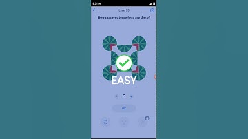 Easy game level 33 How many watermelons are there? Walkthrough