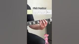 Pink Panther Guitar   Tabs #guitar #guitarlesson #guitarcover #stratocaster #guitartutorial #music