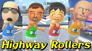 Highway Rollers Showdown: Snoopy vs Zi-Kai vs Eduardo vs Jesus | Wii Party U With Alexgaming