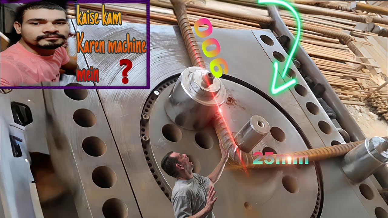 Bending machine making hard working 🔥 construction work kaise 