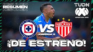 Resumen | Cruz Azul vs Necaxa | Liga Mx Apertura 22 -J6 | TUDN