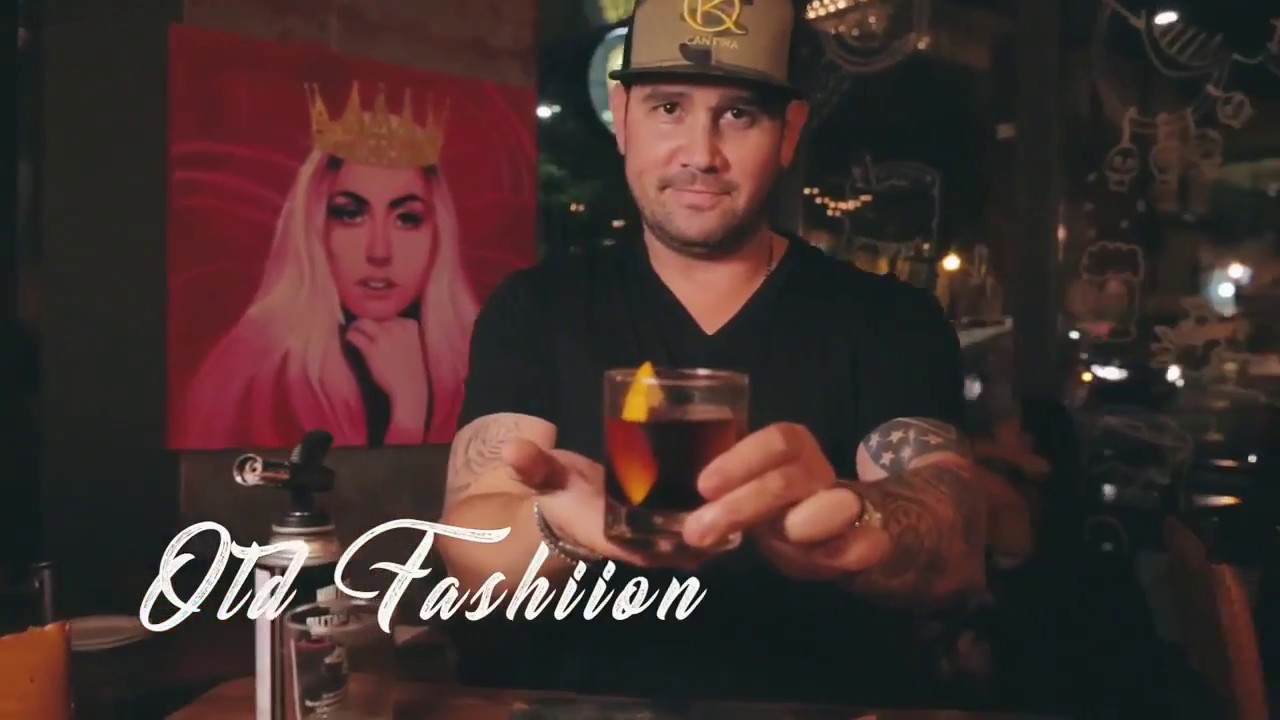 Table Side Hickory Smoked Old Fashioned King And Queen Cantina