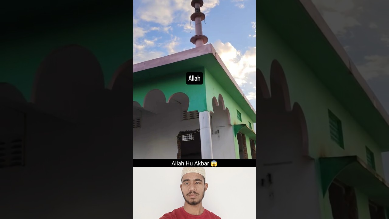 Allah hu Akbar 😱. #shortsfeed #islamicquotes #masjid #punjabnews