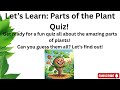 🌼 Learn Parts of a Plant for Kids | Fun Science Quiz Game | Kindergarten & Grade 1 STEM