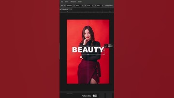 🔥 Outline Text Effect in Photoshop!   #shorts #photoshop #tutorial #short #outline