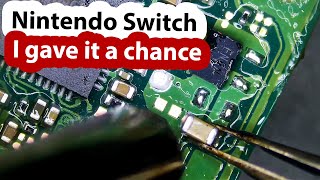 Nintendo Switch No power - This is why I avoid devices with prior repair attempt.