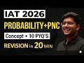 Lucky If You Got This! Probability + P&C PYQs & Revision 🔥 | IAT 2026 Maths