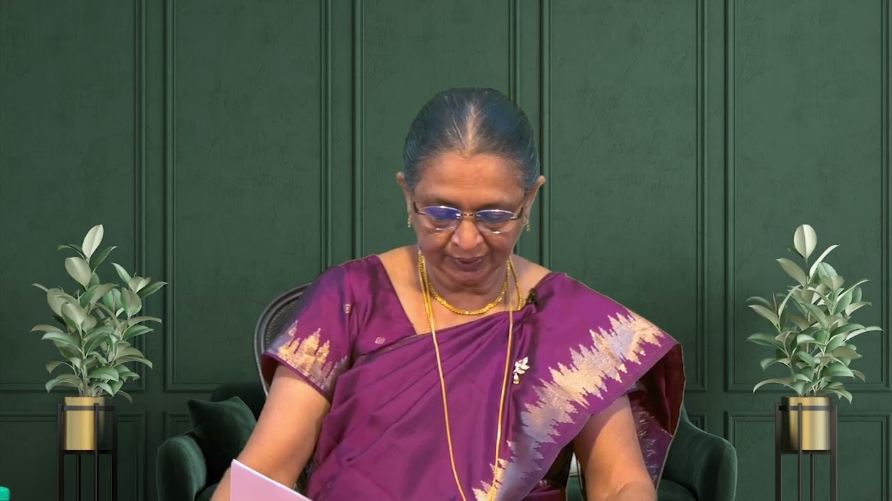 Senior Sarahs I Job I Prof A. K. Alice  Kalavathy I 24/01/2026