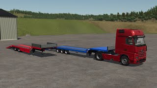 Farming Simulator 25 Fliegl SDS Lowloader Pack FS25 Mods