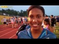 Interview: Ajee Wilson, Women's SOS Rehydrate 800M Champion - 2014 Michigan Track Classic