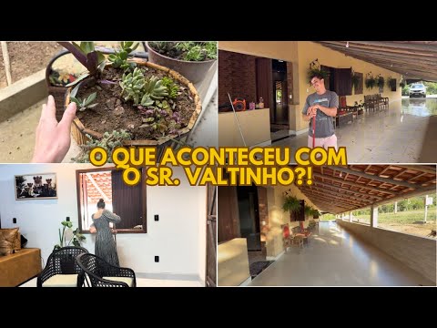 O QUE ACONTECEU COM O SR. VALTINHO? | Dia de Faxinar a Casa em Casal!