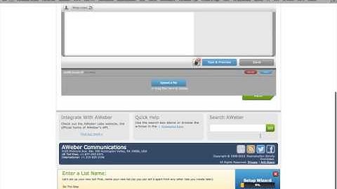 Creating a Follow Up Message in Aweber