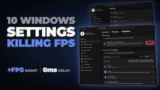 Full 10 Windows Settings KILLING Your FPS & Input Delay News