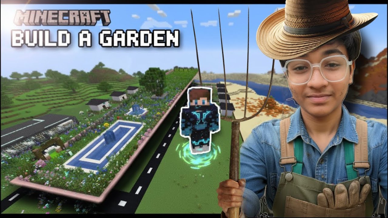 Build A Beautiful Garden In Our World | Minecraft | - YouTube