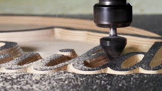 Carving a wood sign with a CNC!