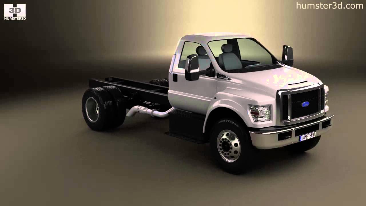 Ford F-650 Regular Cab Chassis 2019 3D model by 3DModels.org