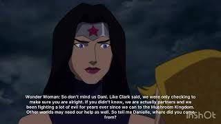 Danielle Phantom meets Superman and Wonder Woman