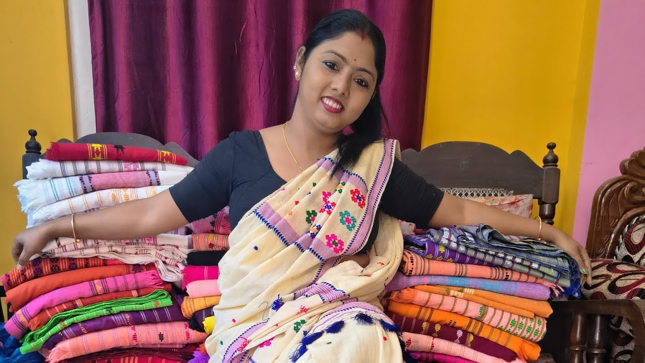 Unique Handmade Mekhela Sador কম দামতে✔️