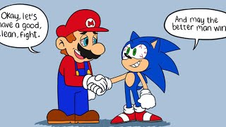 Mario And Sonic Truce (Comic Dub)