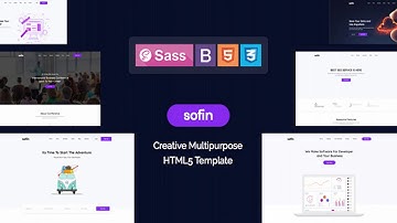 Sofin - Creative Multipurpose HTML Template | Themeforest Website Templates and Themes